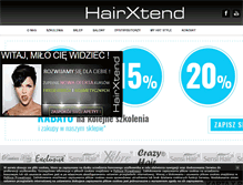 Tablet Screenshot of hairxtend.pl